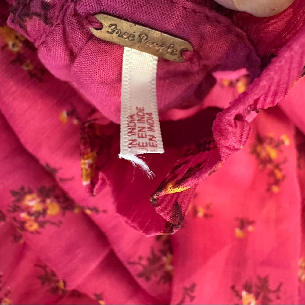 Free People Bright Fuchsia Halter Wide-Leg Jumpsuit - Picture 11 of 14